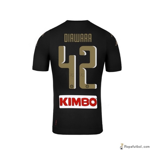 Camiseta Napoli Replica Tercera Ropa Diawara 2016/17 Negro